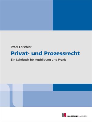 cover image of Privat- und Prozessrecht